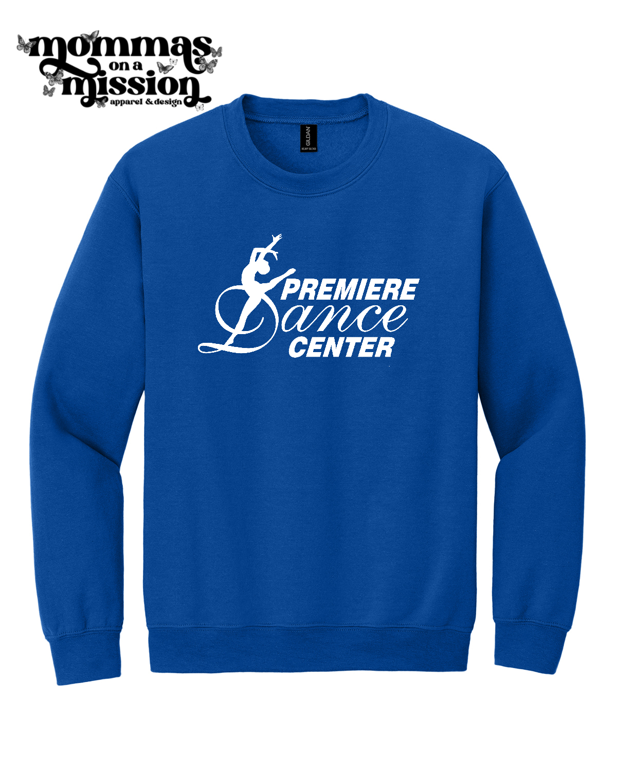 premiere logo crewneck (youth) - pdc