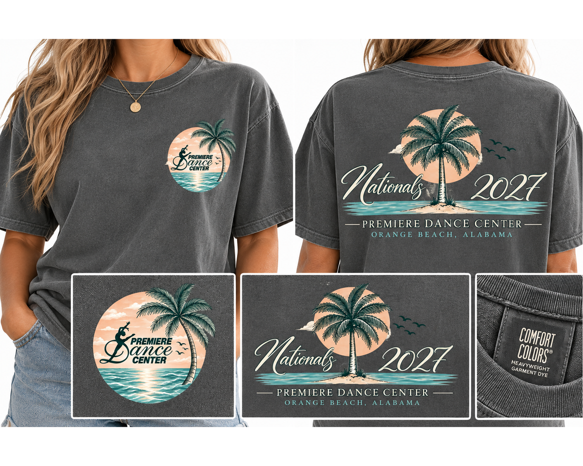2026 nationals premiere tee (youth) - pdc