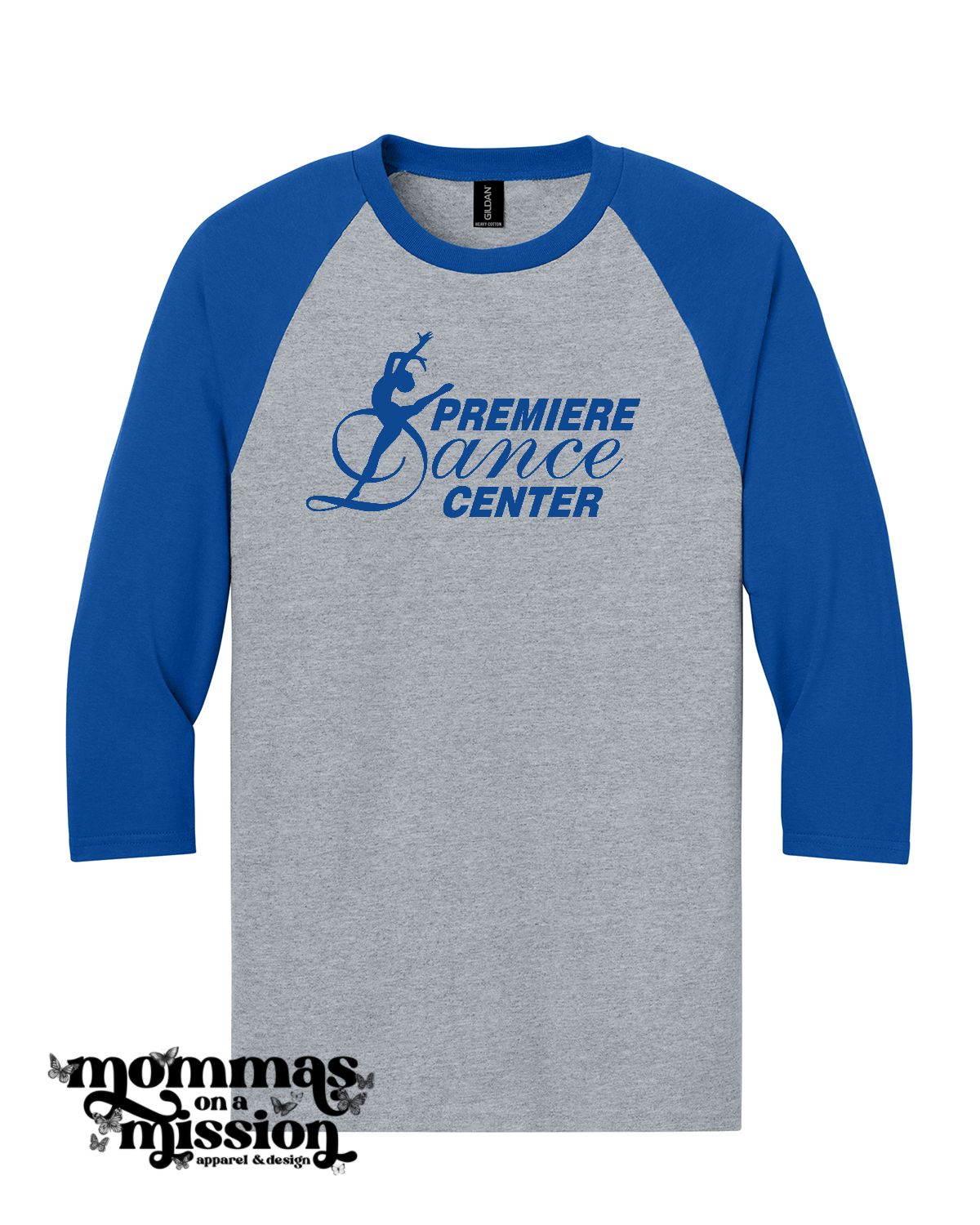 premiere logo baseball tee - pdc