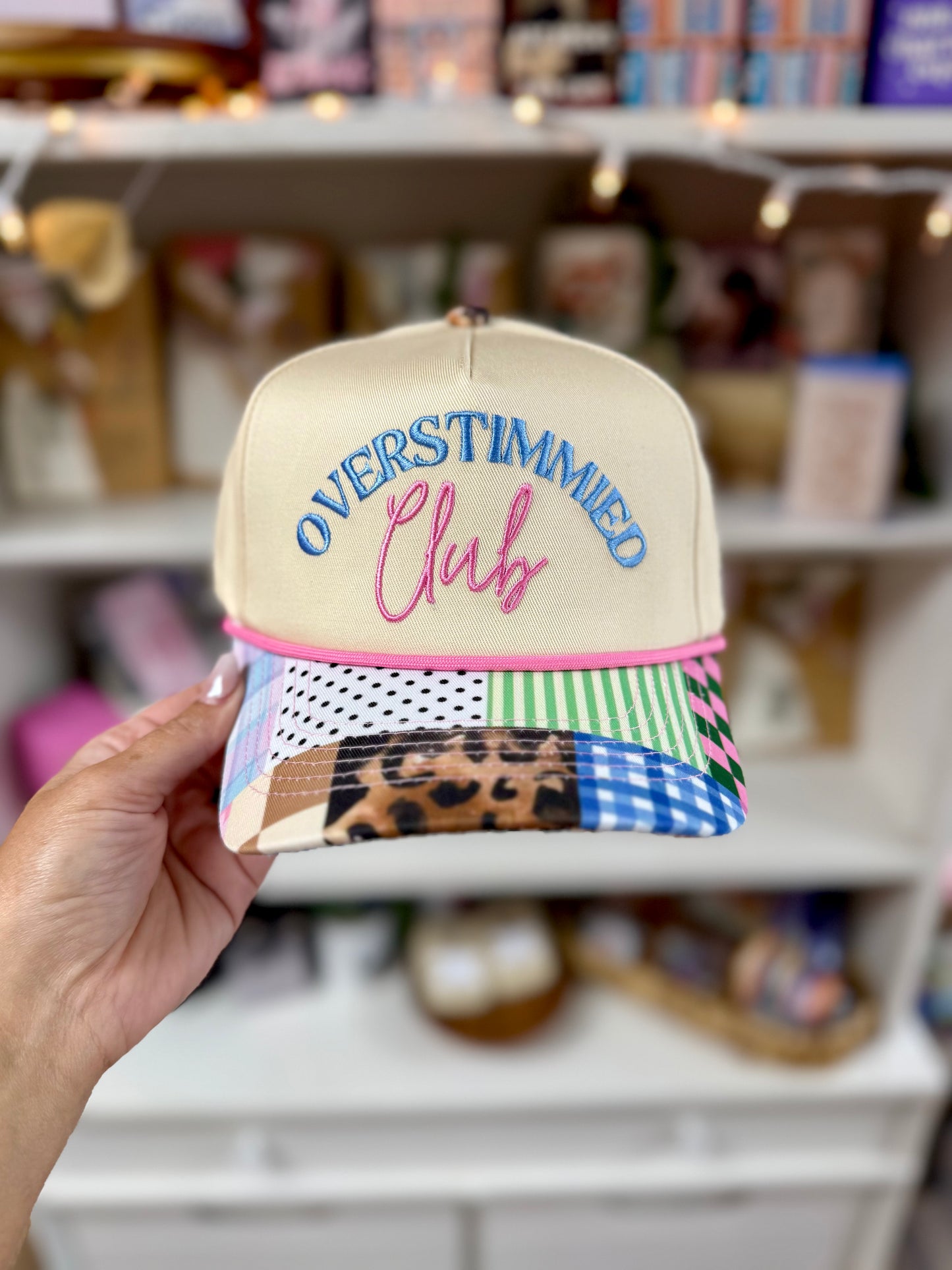overstimulated club hat