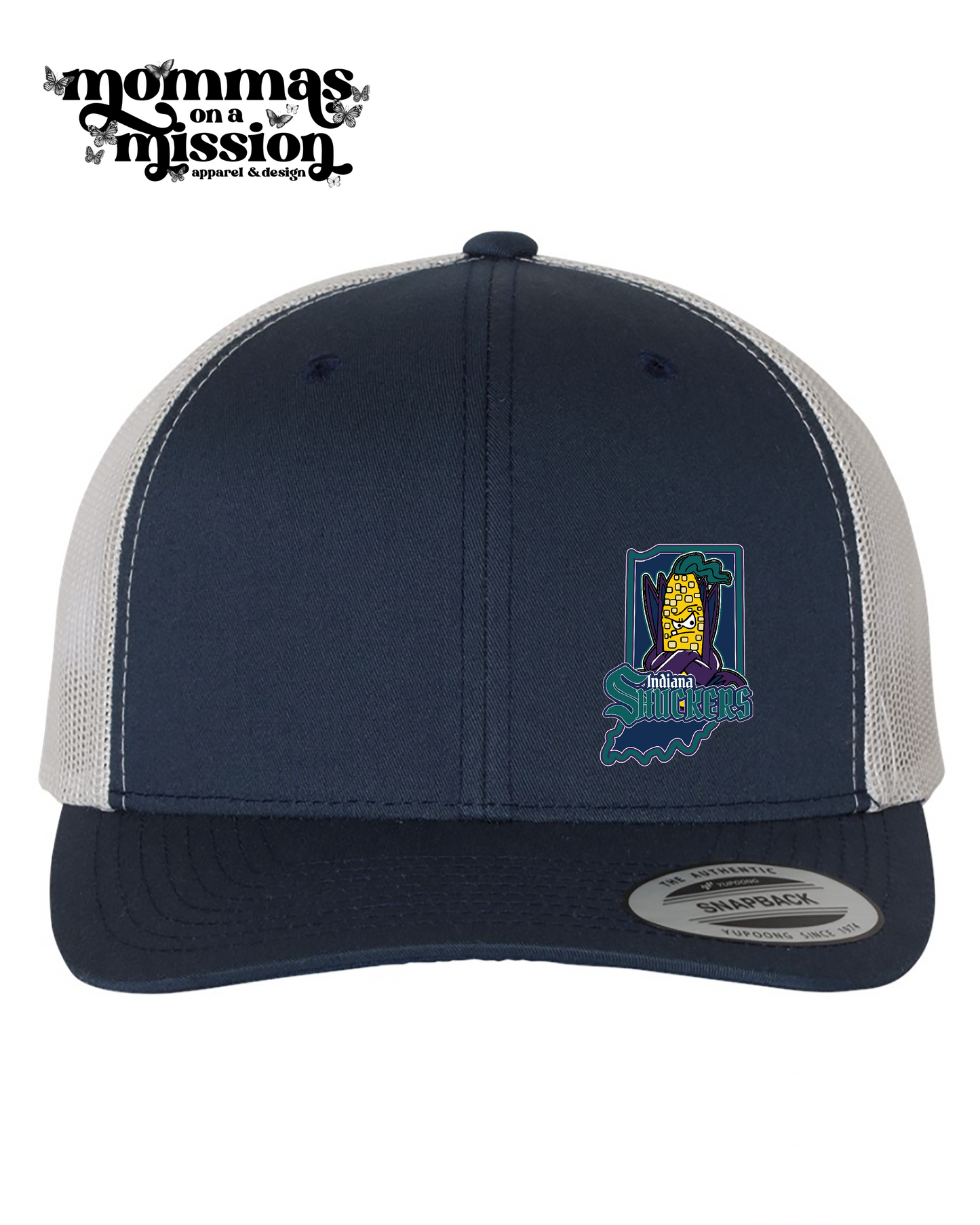 indiana shuckers - navy mesh back hat