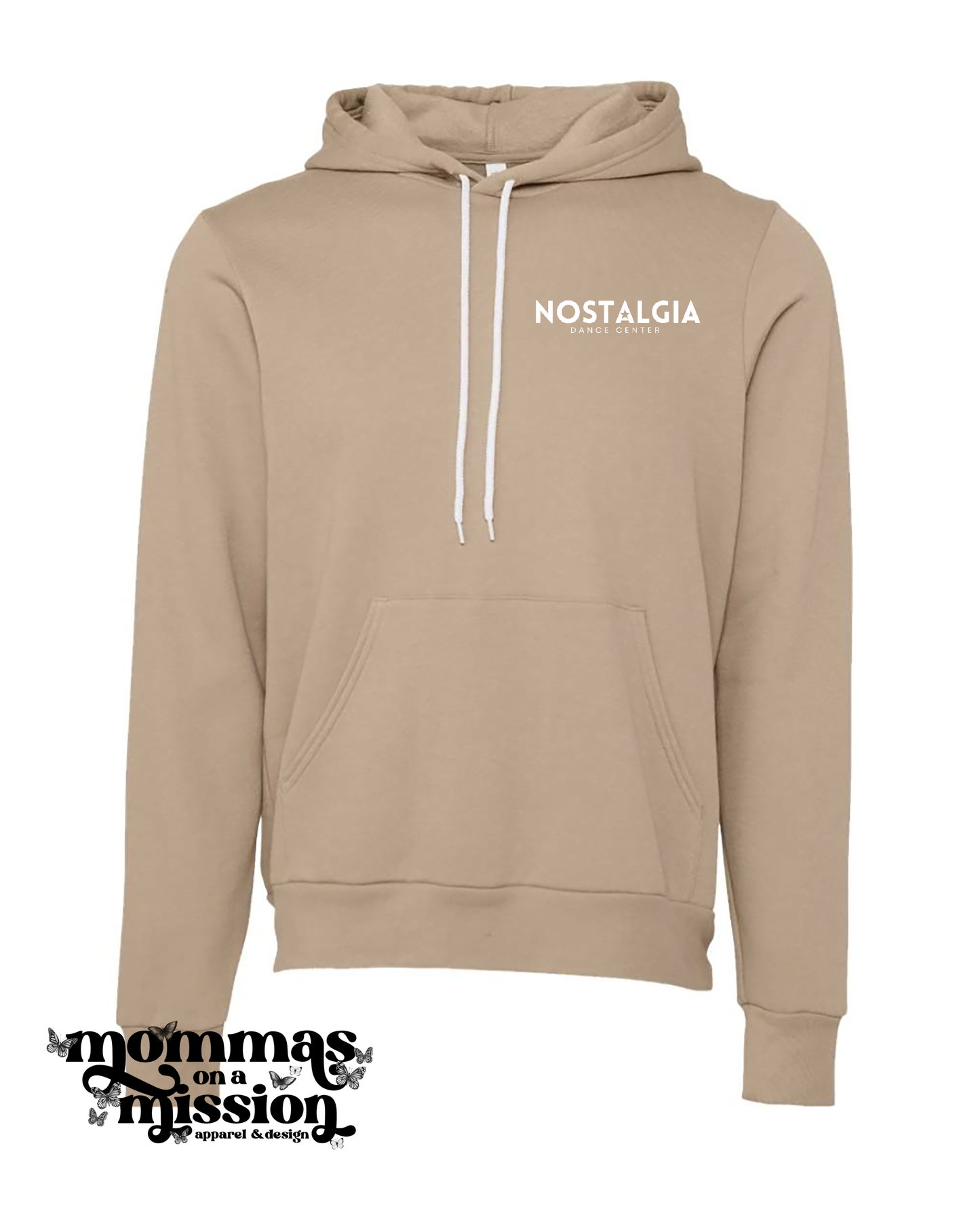 nostalgia dance center premium tan hoodie