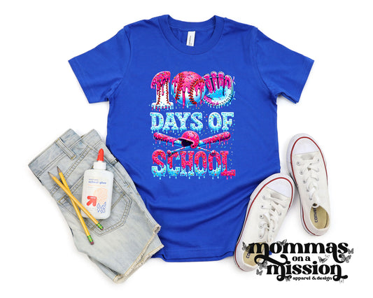 100 days drippy baseball (youth)