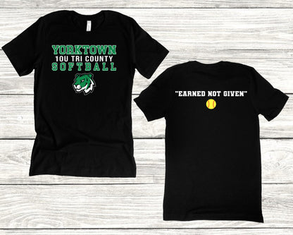 yorktown tigers softball team motto - 10u tri county fundraiser