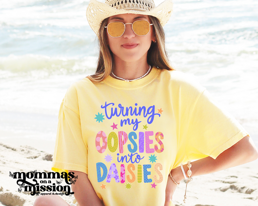 turning my oopsies into daisies
