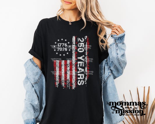 250 years american flag