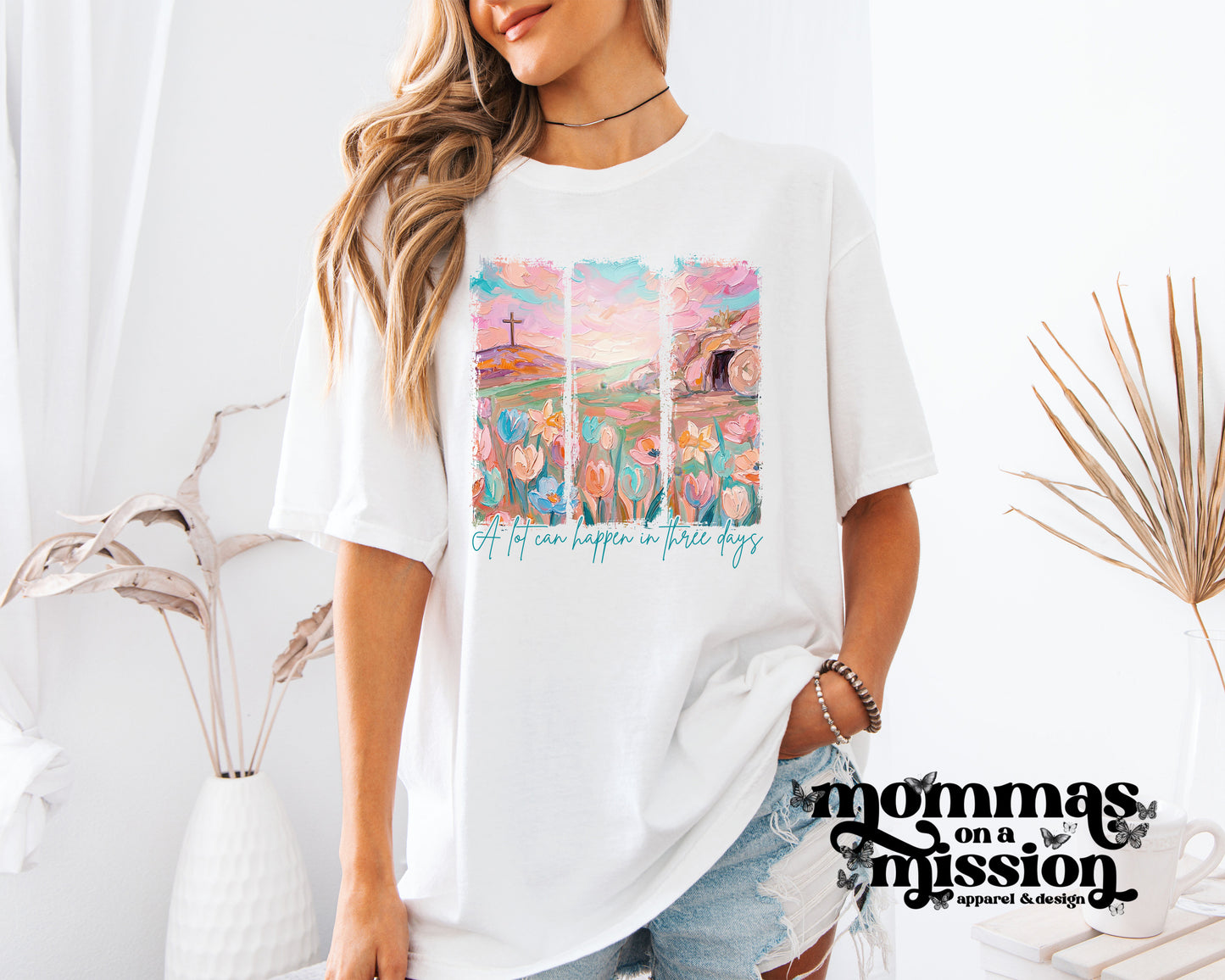 a lot can happen in 3 days brushstroke watercolor (youth)