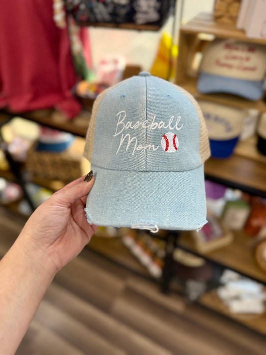 baseball mom hat