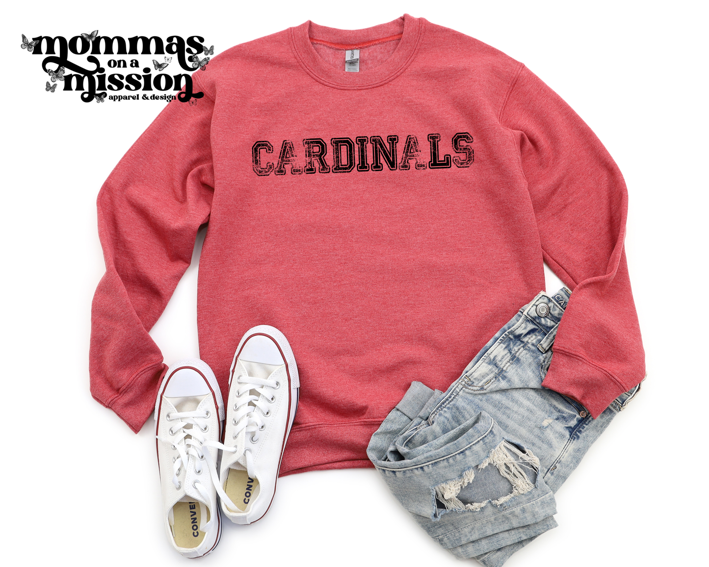 black grunge cardinals