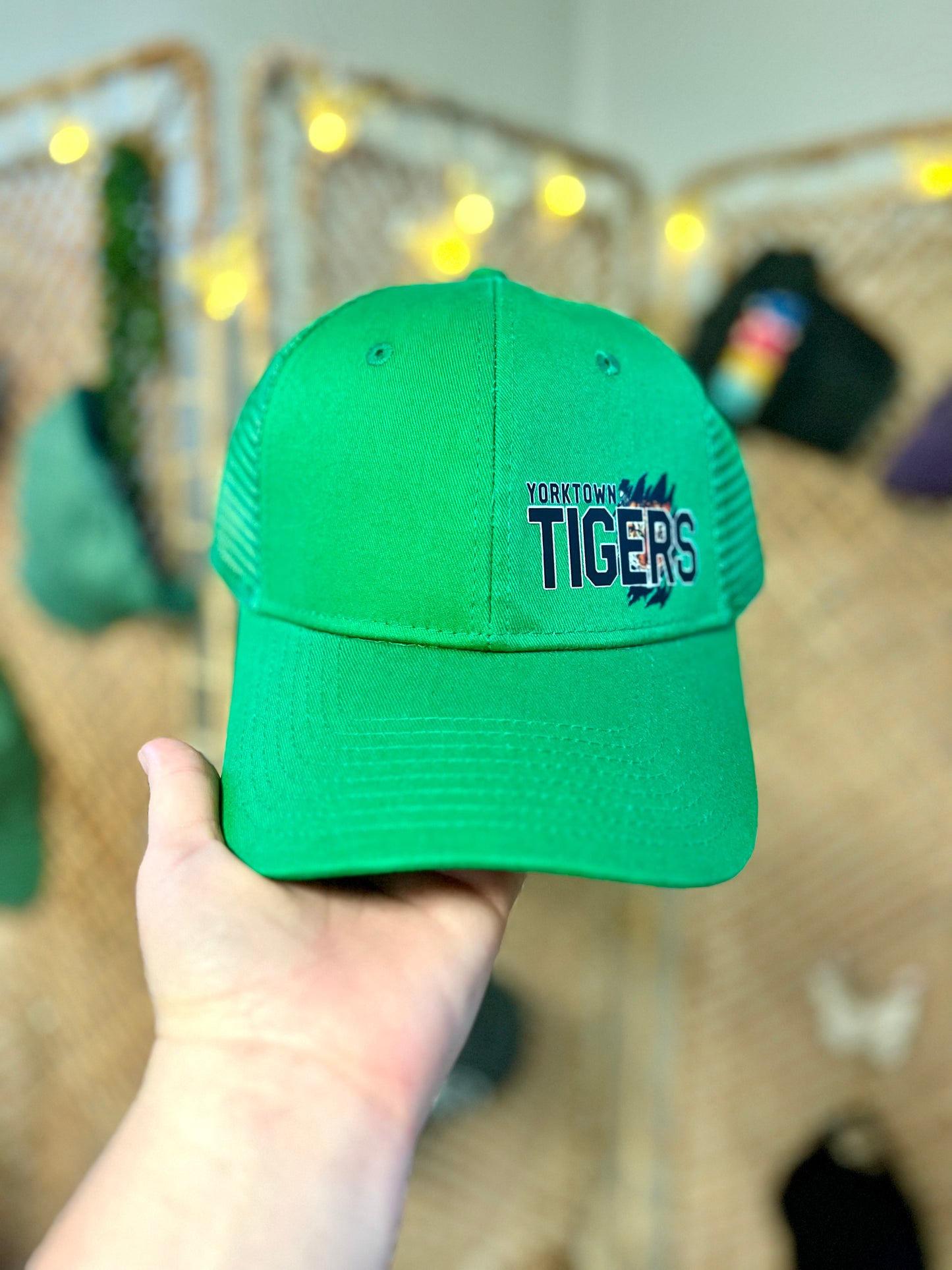 Yorktown Tigers Green Trucker Hat - Men’s