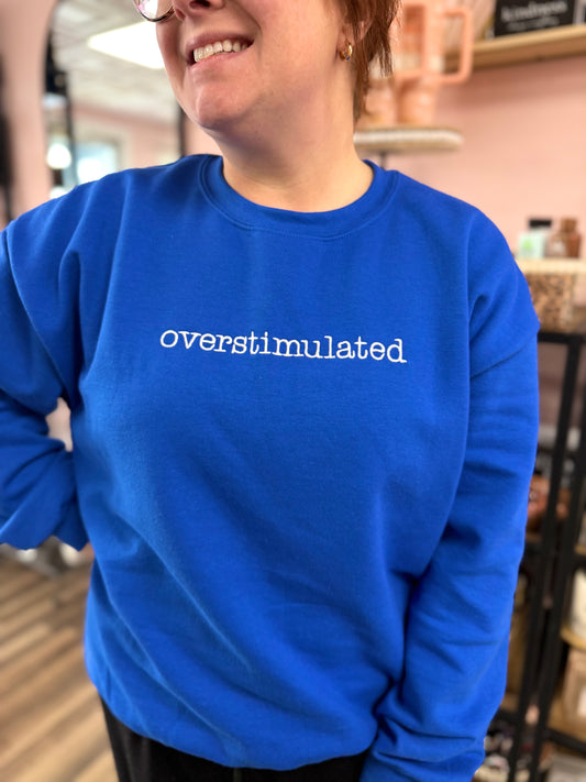 custom word/phrase - embroidered sweatshirt