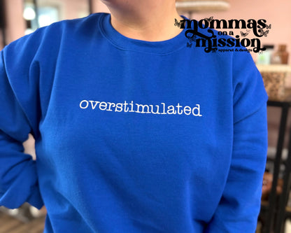 custom word/phrase - embroidered sweatshirt