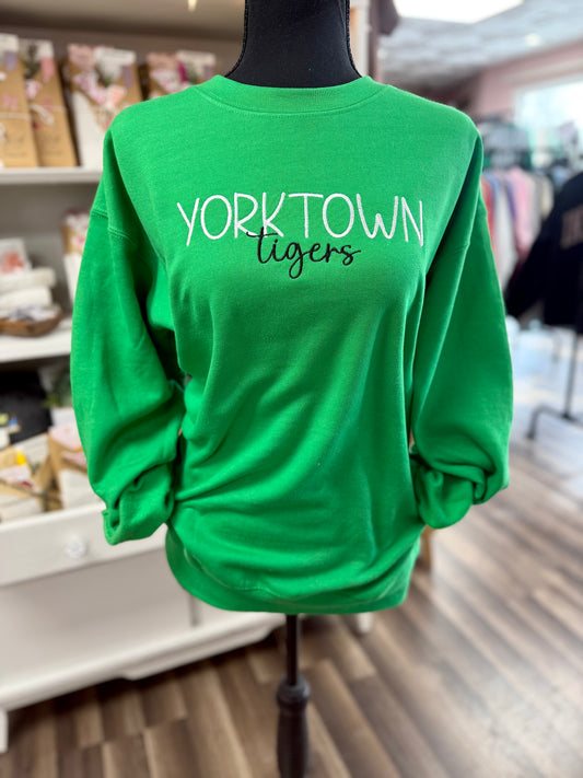 custom school & mascot - embroidered sweatshirt