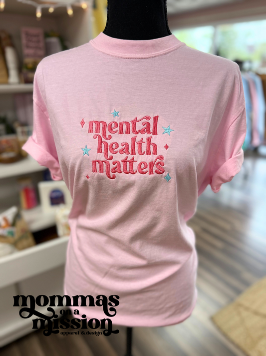 mental health matters - embroidered