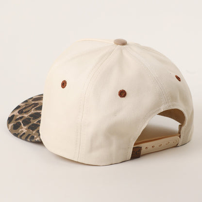 custom leopard mascot hat