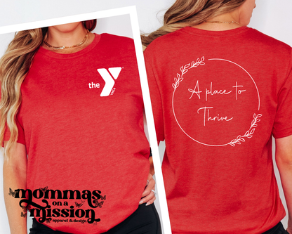 a place to thrive YMCA - front/back