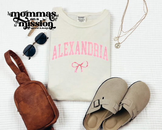 alexandria girly bow