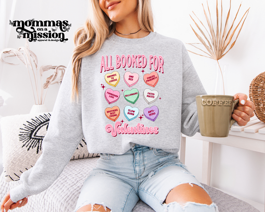 all booked for valentine's day - tropes