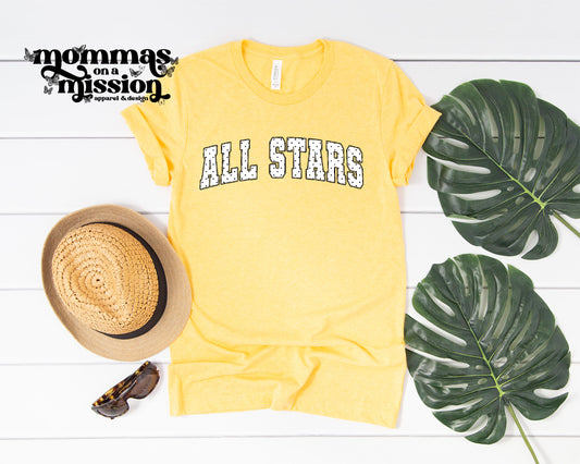 all stars black & white polka dots (youth)
