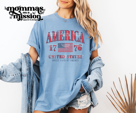 vintage america sweet land of liberty (youth)