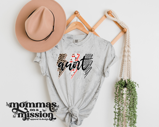 aunt checkered leopard & cherry bolts