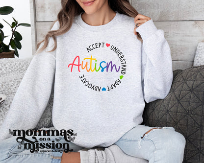 autism - accept, understand, adapt, advocate