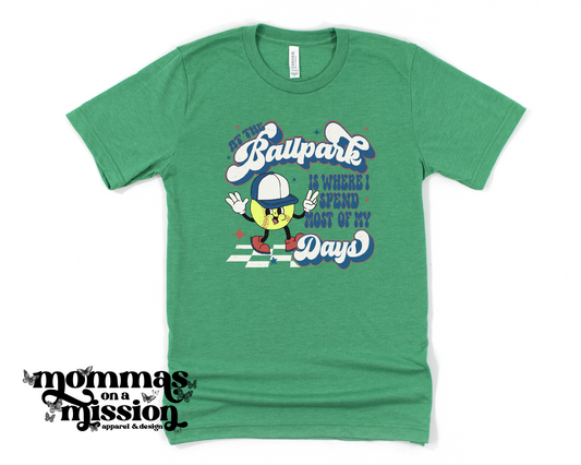 at the ballpark is where I spend most of my days (youth) - 10u tri country fundraiser