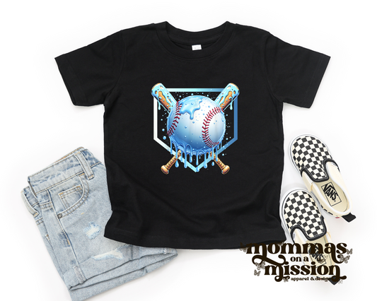 drippy baseball and homeplate (youth)