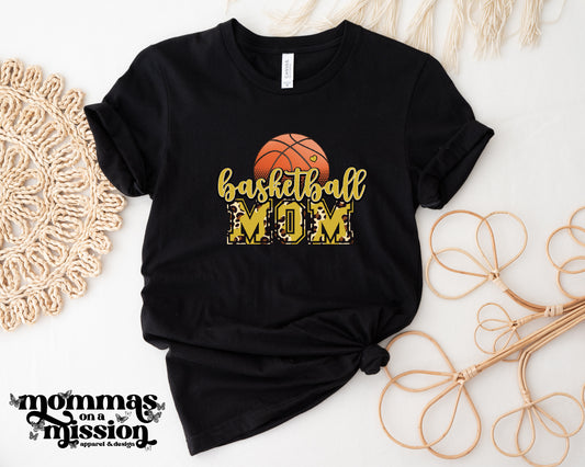 basketball mom in gold