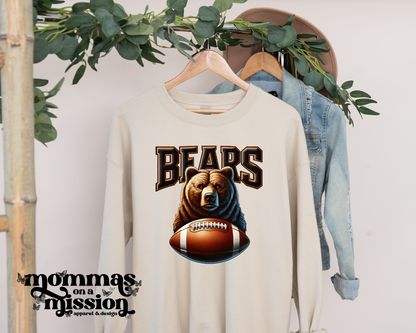 bears football full color - mhcs football fundraiser