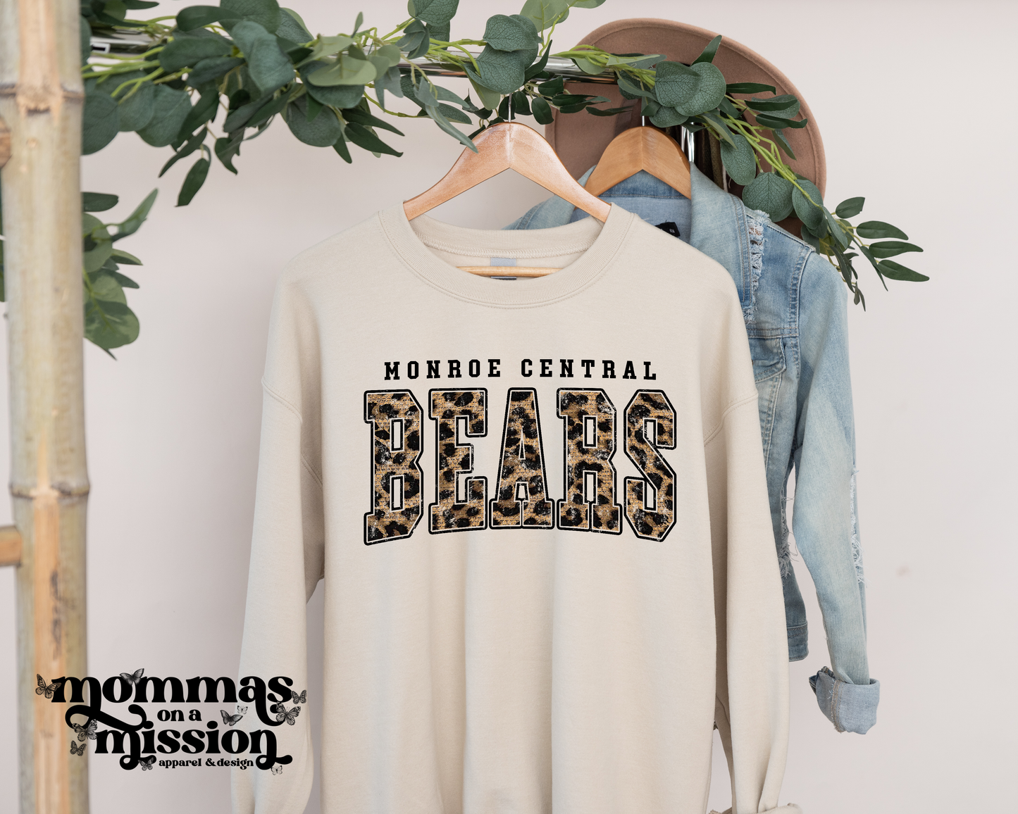 leopard monroe central bears - mhcs football fundraiser