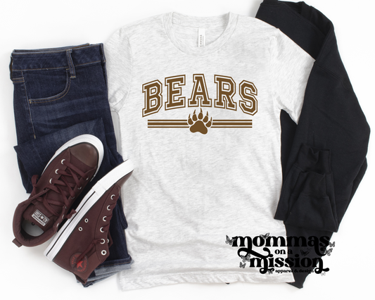 bears with paw print (youth) - PTO fundraiser