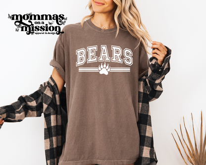 bears with paw print - PTO fundraiser