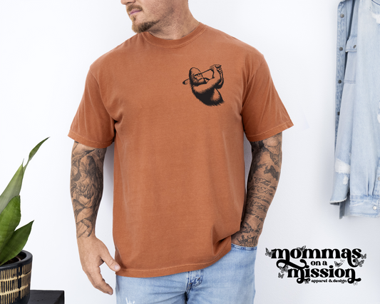 big foot golfing monogram