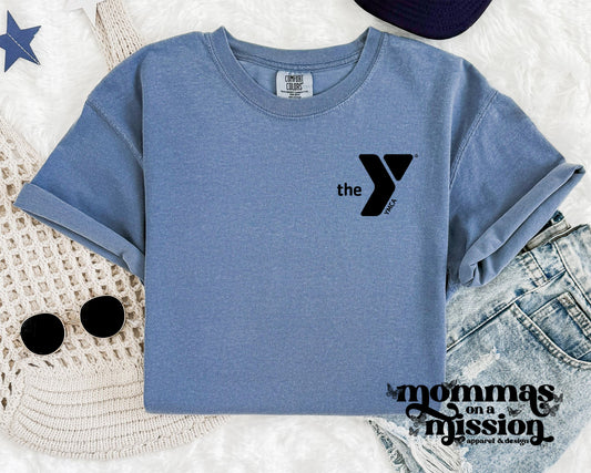 YMCA black logo monogram