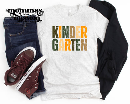 pick your grade, block letters (youth)