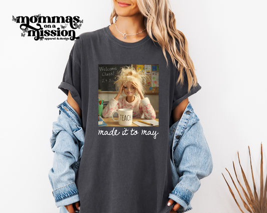 made it to may - blonde barbie