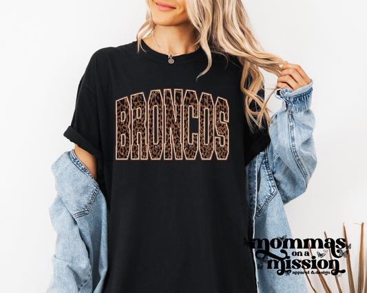 brown leopard broncos
