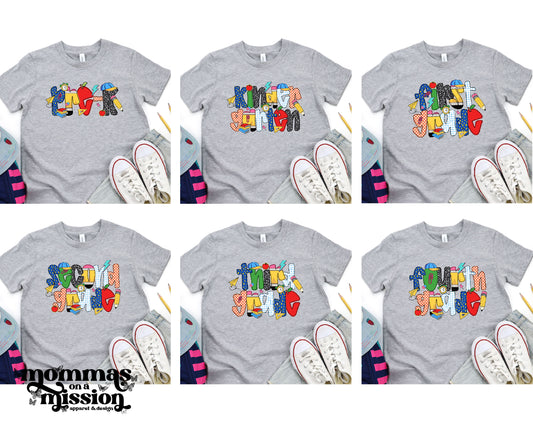 school patterns, pick your grade (youth)