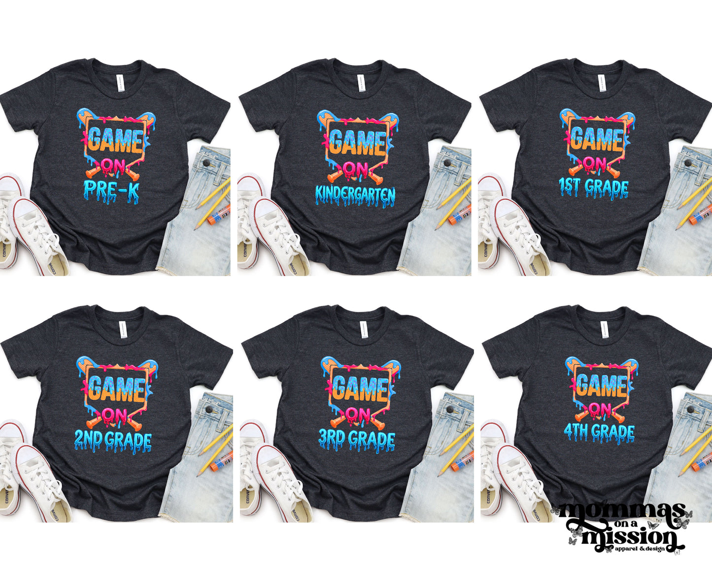 baseball drippy, pick your grade (youth)