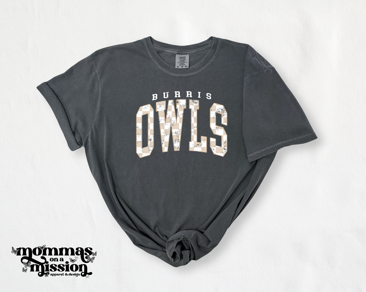 neutral checkered burris owls (youth)