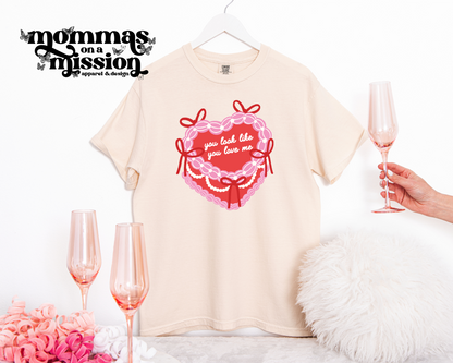 you look like you love me coquette cake