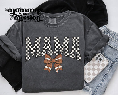 football mama checkered