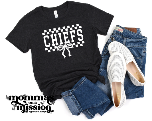 chiefs checkered bow