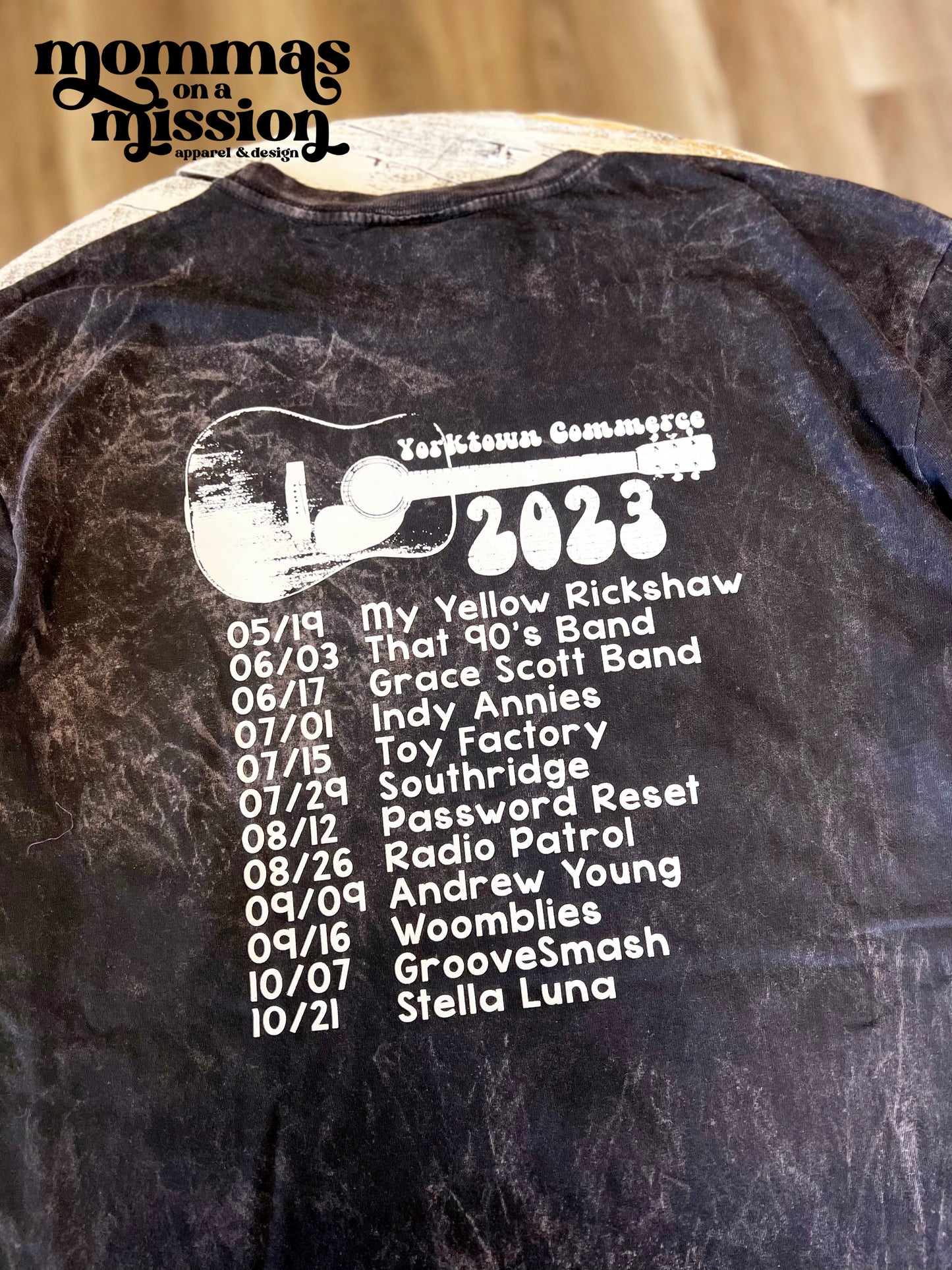 2023 yorktown summer concerts - black (toddler)