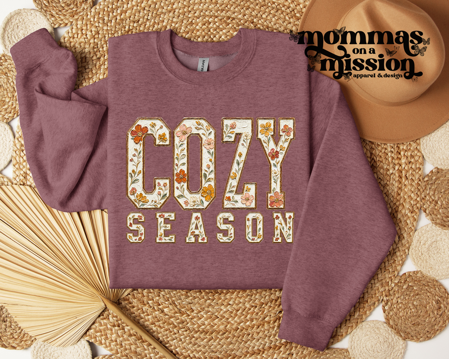 cozy season floral paint