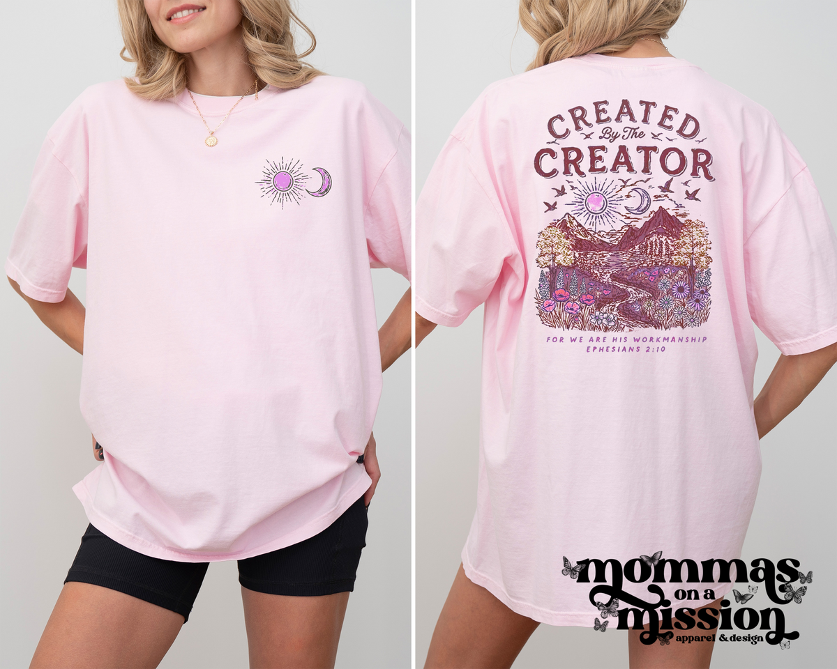 created by the creator front/back