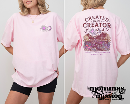 created by the creator front/back