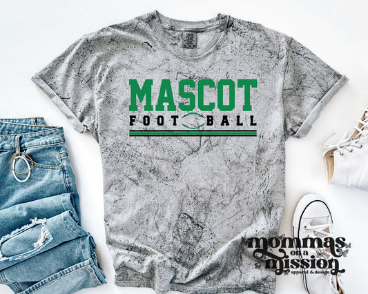 custom mascot football lines