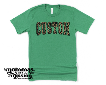 custom word leopard print 2